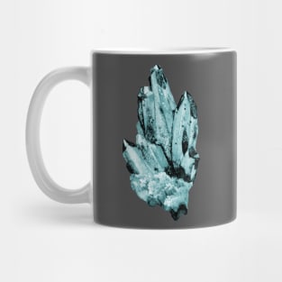 blue raspberry crystal cluster Mug